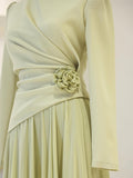 The Evening Petal Two-Piece top & skirt