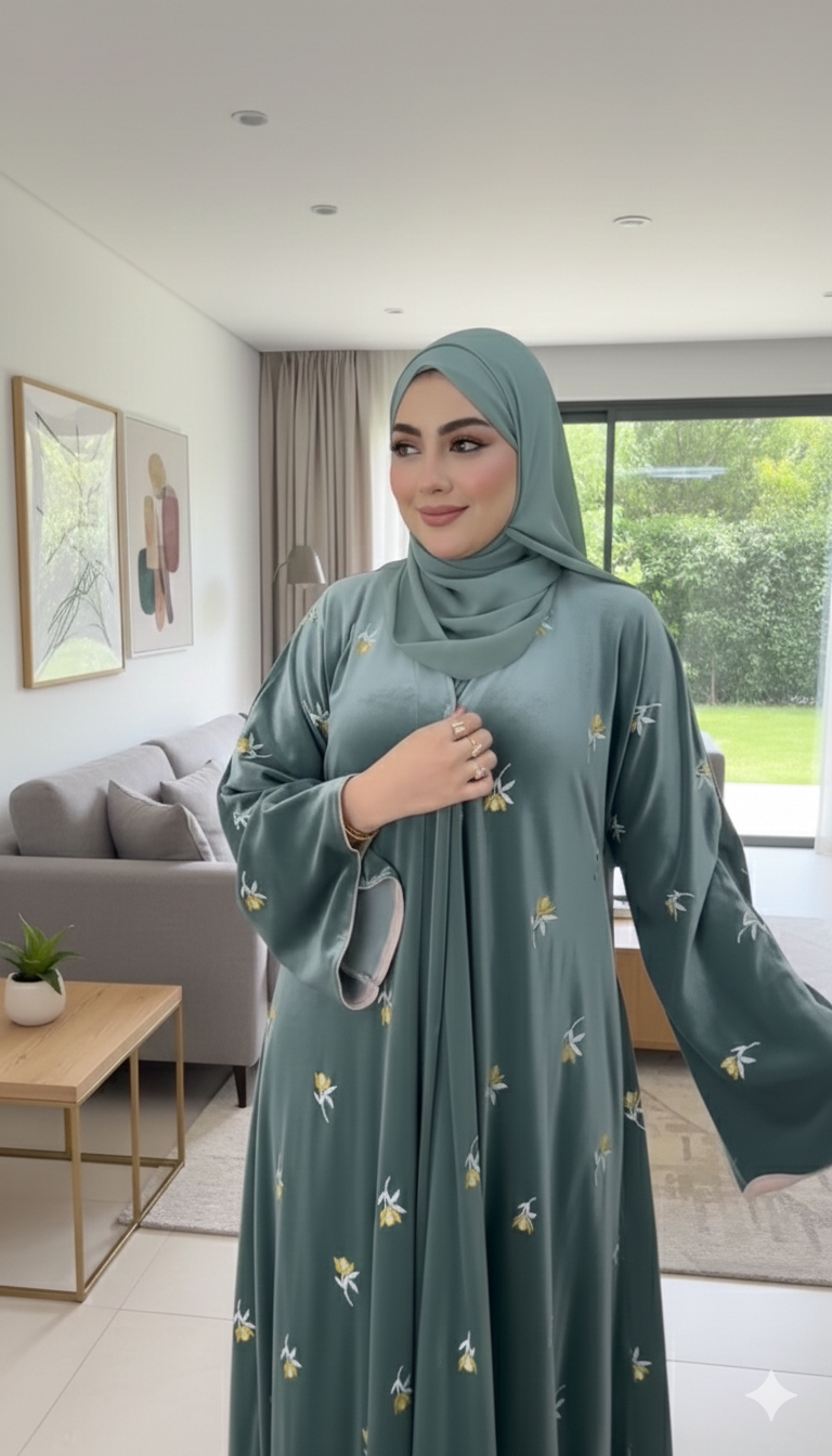 Preimum Velvet Abaya for Winter