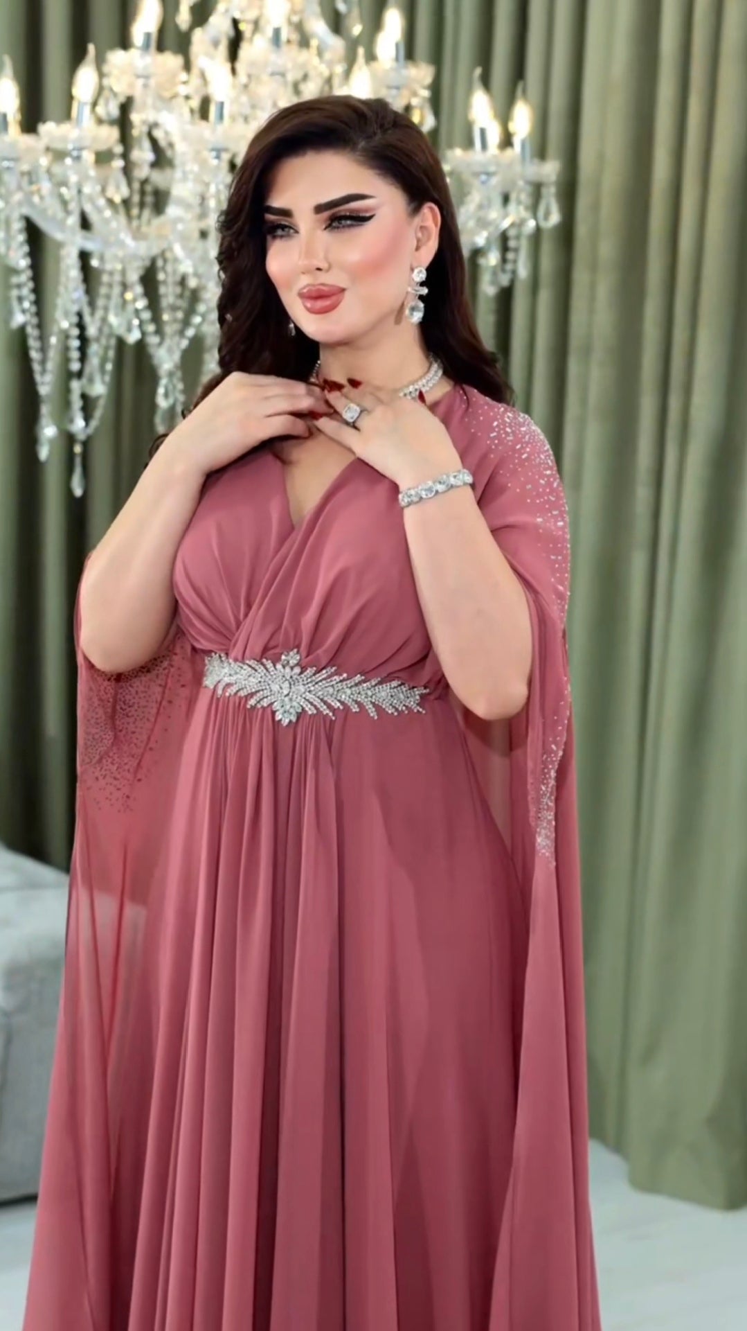 Luxury Cape Gown for Wedding Season