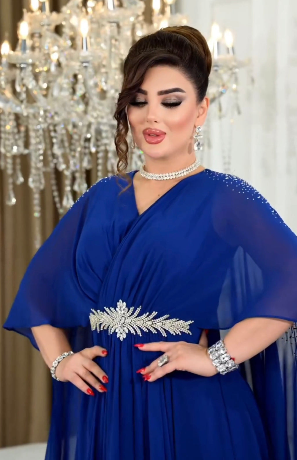 Luxury Cape Gown for Wedding Season