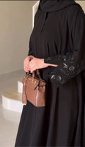 Black Embroidered Sleeves Abaya | Eid Special Edition